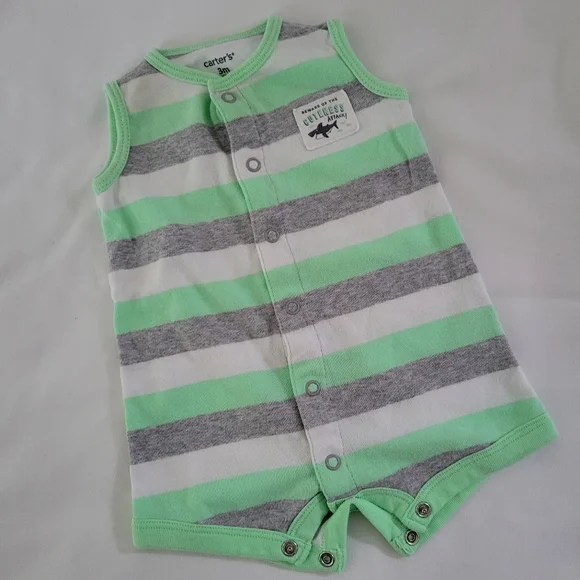 3 Months Boy,  15 pieces Summer Onesie Shorts Romper Bundle - Picture 6 of 7